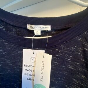 Threads 4 Thought Navy Top
